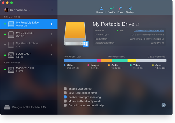 Paragon NTFS For Mac